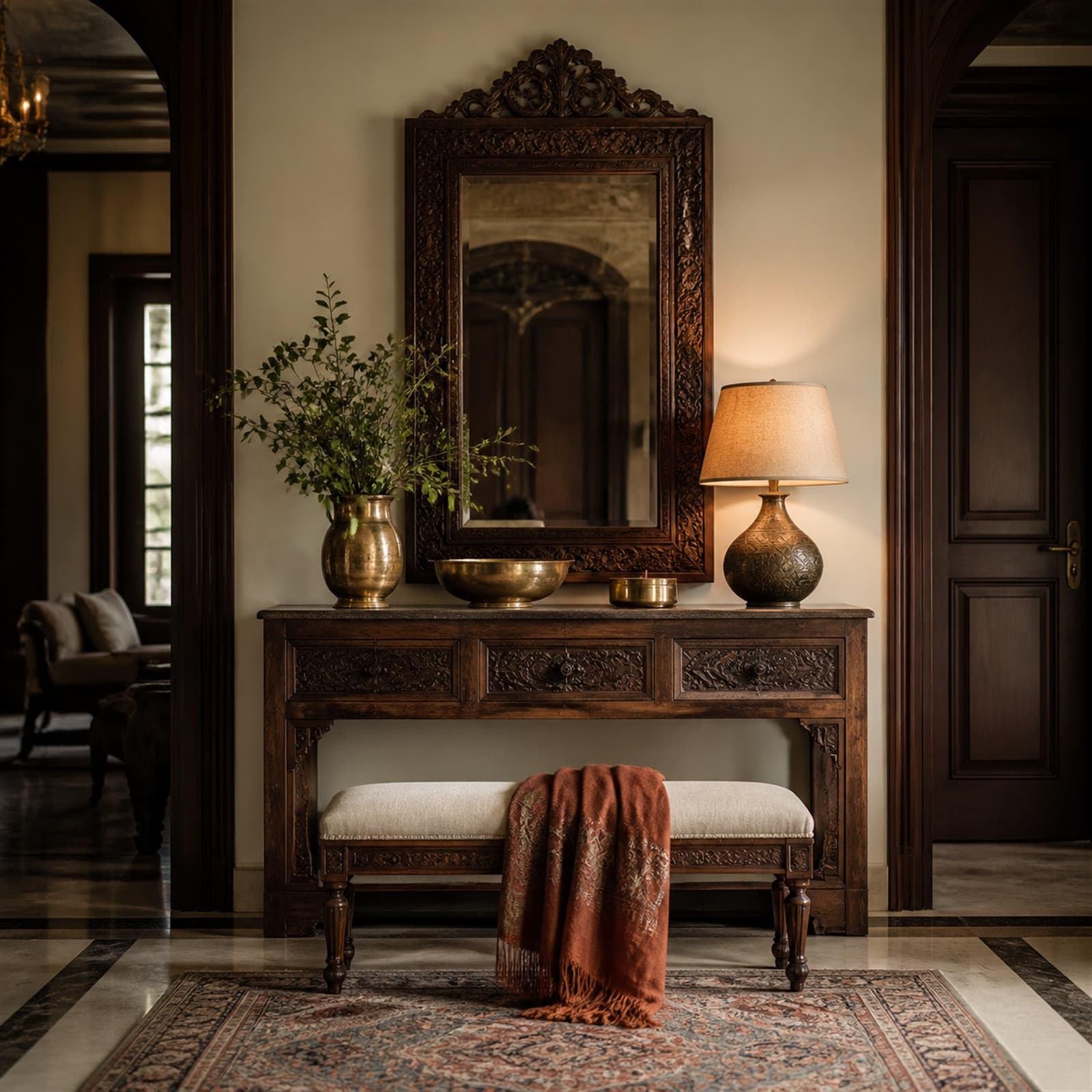 Chinioti furniture installed in a customer home — project 5