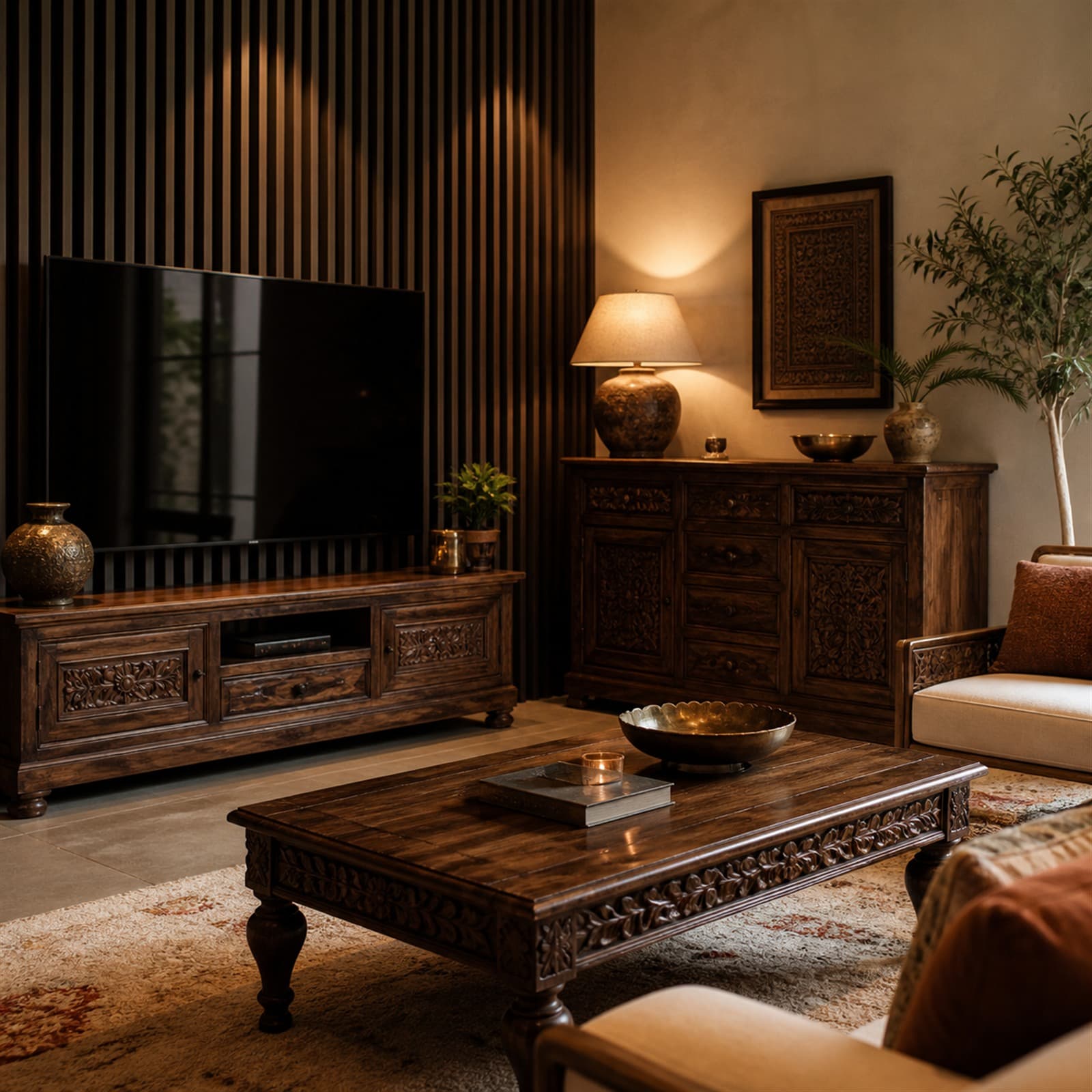 Chinioti furniture installed in a customer home — project 7