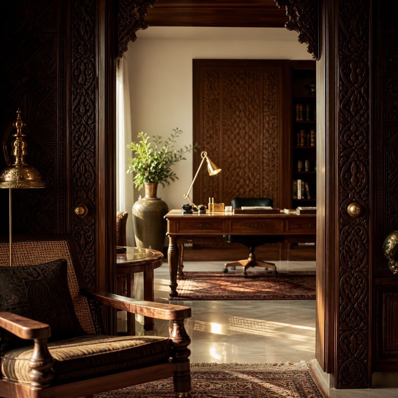 Chinioti furniture installed in a customer home — project 9